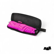 knirps paraplu x4u ultra light slim manual with case neon pink