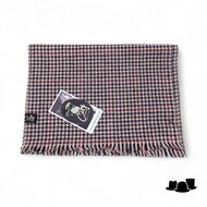 city sport sjaal kasjmier wol mix pied de poule beige