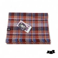 city sport sjaal donegal tweed visgraat blok ruit multi