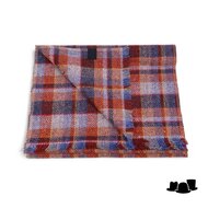 city sport sjaal donegal tweed visgraat blok ruit multi