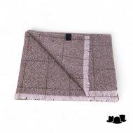 city sport sjaal organic merino wol visgraat beige