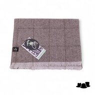 city sport sjaal organic merino wol visgraat beige