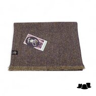 city sport sjaal british tweed visgraat groen