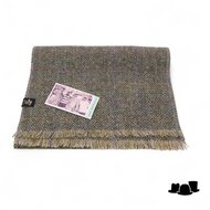 city sport sjaal british tweed visgraat ruit groen