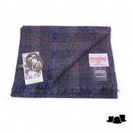 city sport sjaal harris tweed blok ruit blauw