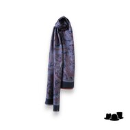 city sport sjaal zijde wol paisley navy rood celestial