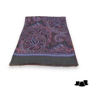 city sport sjaal zijde wol paisley groen caramel celestial