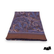 city sport sjaal zijde wol paisley caramel celestial