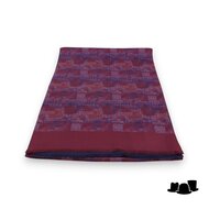 city sport sjaal zijde wol facade rood