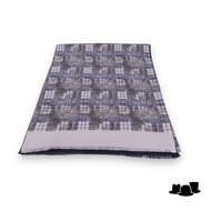 city sport sjaal zijde wol facade zilver grijs