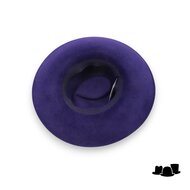 weba hats fedora 1274 velourvilt marine blauw