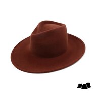weba hats fedora 1274 velourvilt cognac