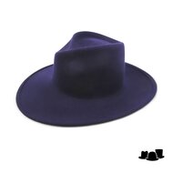 weba hats fedora 1274 wolvilt marine blauw