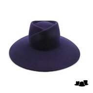 weba hats fedora 1487 wolvilt marine blauw