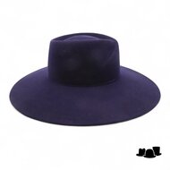 weba hats fedora 1487 wolvilt marine blauw