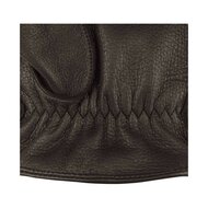 stetson handschoenen deer leather cashmere dark brown