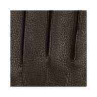 stetson handschoenen deer leather cashmere dark brown