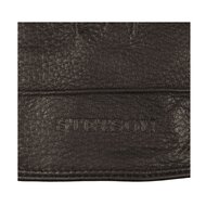 stetson handschoenen deer leather cashmere dark brown