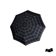 knirps paraplu t200 medium duomatic check navy