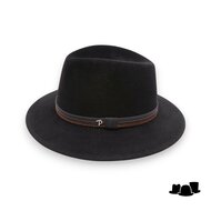 panizza fedora aquila wolvilt zwart 