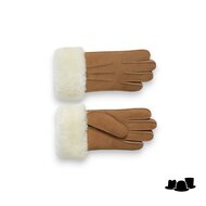 fiebig handschoenen leder cognac ivory