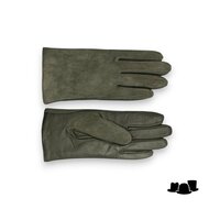 fiebig dameshandschoen leder 2tone olive green