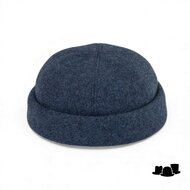 fiebig docker shetland wol jeansblauw