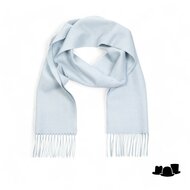 john hanly merino luxury wool scarf ice blue