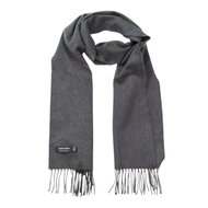 john hanly merino luxury wool scarf solid charcoal