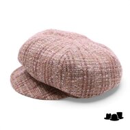 seeberger ballonpet boucle wolmix multicolor camel rosewood