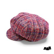 seeberger ballonpet boucle wolmix multicolor flame red