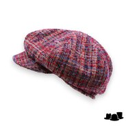 seeberger ballonpet boucle wolmix multicolor flame red