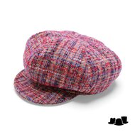 seeberger ballonpet boucle wolmix multicolor flame red