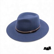 panizza fedora latina 27 wolvilt jeansblauw