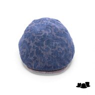 alfonso deste ivy pet ionio corduroy floral grijsblauw