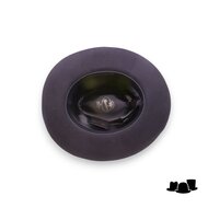 borsalino fedora brede rand amedeo qs haarvilt zwart 