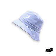 bedacht regen hoed vernice lak baby blue