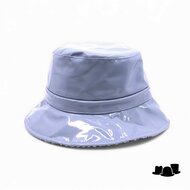 bedacht regen hoed vernice lak baby blue