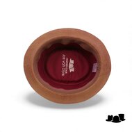 jos van dijck pork pie tweed visgraat bruin