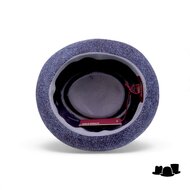 alfonso deste pork pie tweed blauw grijs