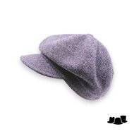 alfonso deste ballonpet krizia wol visgraat lavendelblauw bruin