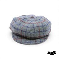 alfonso deste ballonpet krizia wol mix check zeegroen