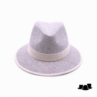 jos van dijck fedora 62 wolmix gemeleerd grijs en bone