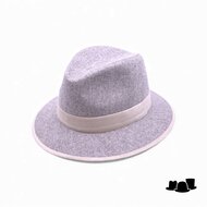 jos van dijck fedora 62 wolmix gemeleerd grijs en bone