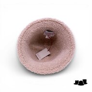 bedacht bonthoed aldor faux shearling en faux leder bruin