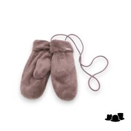 seeberger wanten mittens faux fur taupe