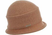 seeberger cloche softvilt boiled wool camel