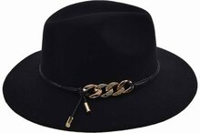 seeberger fedora wolvilt chain black