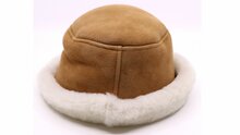 seeberger cloche lammy camel off white