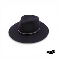 panizza fedora latina 27 wolvilt zwart